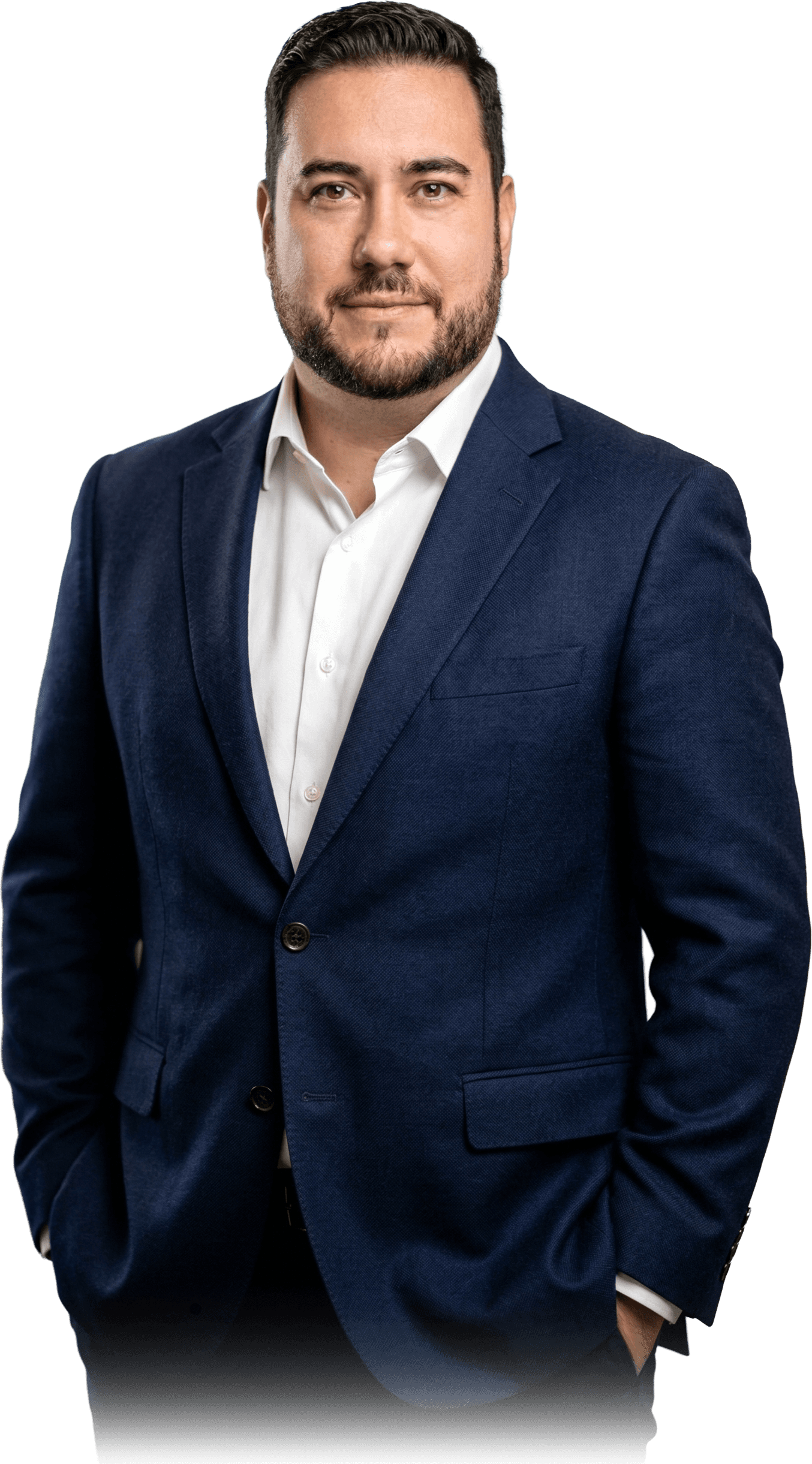 Portrait of Rodrigo Bueno, AI solutions architect and founder